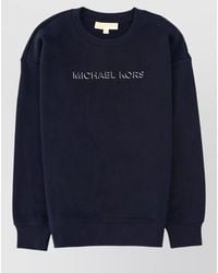 Michael Kors - Cotton Logo Sweatshirt - Lyst