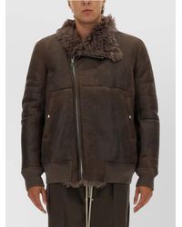 Rick Owens - Leather Bomber Jacket - Lyst