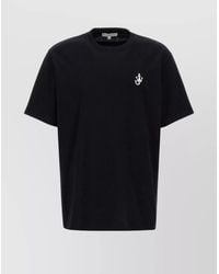 JW Anderson - Organic Cotton Logo-Embroidered Short-Sleeve T-Shirt - Lyst