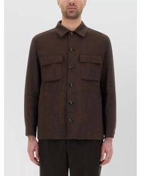 BOSS - Overshirt With Long Sleeves And Chest Pockets - Lyst