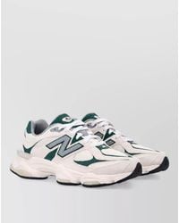 New Balance - Suede Mesh Lace-Up Sneakers - Lyst
