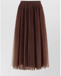 Fabiana Filippi - Midi Tulle Skirt - Lyst
