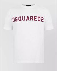 DSquared² - Cotton Crew Neck Short-Sleeve T-Shirt - Lyst
