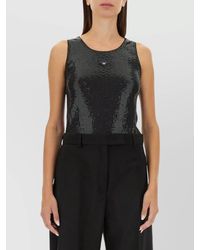 MCM - Sequin Scoop Neck Tank Top - Lyst