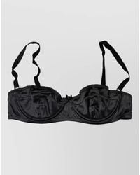 Dolce & Gabbana - Silk Underwire Balconette Bra - Lyst