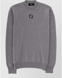 Fendi - Virgin Wool Regular-Fit Jumper - Lyst