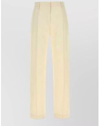 Jil Sander - Cotton Tailored Trousers - Lyst