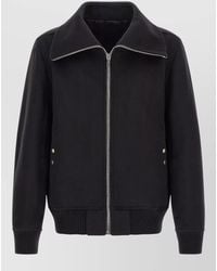 Rick Owens - Dracuflight High Collar Bomber Coat - Lyst