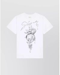 Givenchy - Crewneck Graphic Print T-Shirt Short Sleeves - Lyst