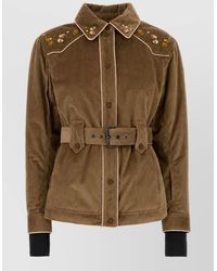 Moncler - Corduroy Down Jacket - Lyst