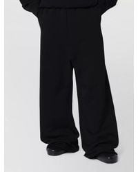 Entire studios - Wide Leg Cotton Jogging Trousers Side Pockets - Lyst