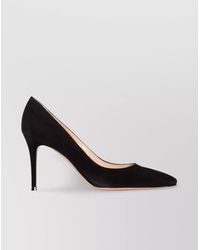 Gianvito Rossi - Stiletto Heel Pointed Toe Suede Pumps - Lyst
