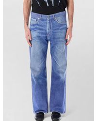 Our Legacy - Printed Denim Wide-Leg Jeans - Lyst