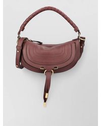 Chloé - Marcie Mini Leather Cross-Body Bag - Lyst