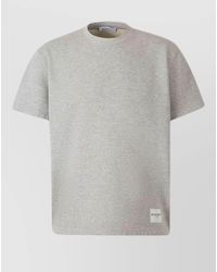 Givenchy - Crew Neck Patch Hem Short Sleeve T-Shirt - Lyst