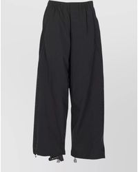 Alexander Wang - Logo Cutout Wide-Leg Trousers - Lyst