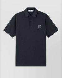 Stone Island - Organic Cotton Polo Shirt Short Sleeves - Lyst