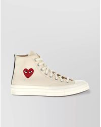 COMME DES GARÇONS PLAY - Canvas High-Top Sneakers - Lyst