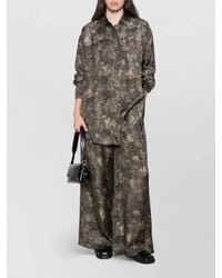 Uma Wang - Floral Print Wide Leg Pyjama Bottoms - Lyst