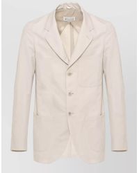 Maison Margiela - Silk Blend Suit Jacket - Lyst