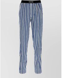 Tom Ford - Silk Printed Straight-Leg Trousers - Lyst