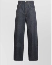 Uma Wang - Straight Trousers With Pockets And Stitching - Lyst