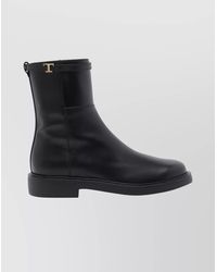 Tod's - Leather Booties - Lyst