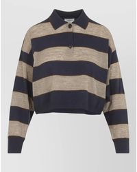 Brunello Cucinelli - Half-Button Polo Top - Lyst