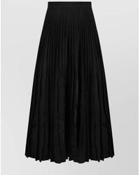 Balenciaga - Pleated Wool Skirt - Lyst
