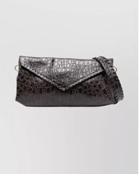 Dries Van Noten - Leather Env Shoulder Bag - Lyst