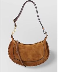 Isabel Marant - Moon Suede Shoulder Bag With Adjustable Strap - Lyst