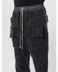 Rick Owens - Cargo Drawstring Pants Casual Fit - Lyst