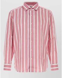 Junya Watanabe - Long Sleeve Shirt Striped Pattern Design - Lyst