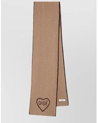 Chloé - Casual Ribbed Scarf Soft Versatile Design - Lyst