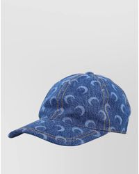Marine Serre - Denim Moon Print Baseball Cap - Lyst