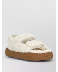 Moon Boot - Shearling Fur-Lined Sandals - Lyst