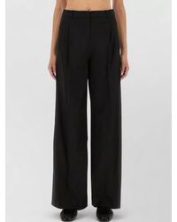 THE GARMENT - Pluto Pants Wide Leg Pleated Waistband - Lyst