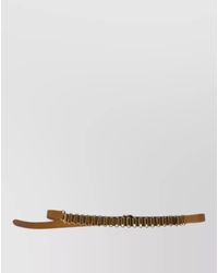 Miu Miu - City Calf Leather Chain Link Belt - Lyst