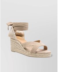Castañer - Canvas Ankle Strap Espadrilles - Lyst