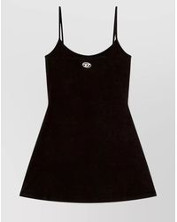 DIESEL - D-Newhop-Od Oval D Logo Mini Dress - Lyst