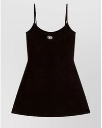 DIESEL - D-Newhop-Od Oval D Logo Mini Dress - Lyst
