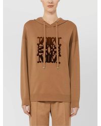 Max Mara - Adjustable Hood Wool Sweater For - Lyst