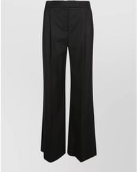 Via Masini 80 - High Waist Wool Trousers Wide Leg - Lyst