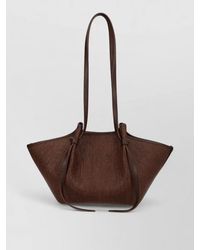 Yuzefi - Bucket Bag Long Handles Structured Shape - Lyst