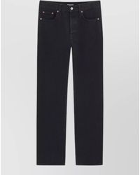 Saint Laurent - Straight Leg Jeans Superghi Belt Loops - Lyst