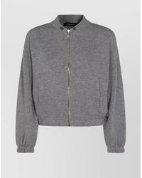 Fabiana Filippi - High Collar Ribbed Knitwear With Long Sleeves - Lyst
