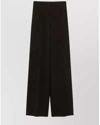 Max Mara - High-Rise Wide-Leg Trousers - Lyst