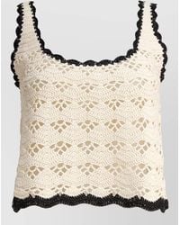 Zimmermann - Rhiannon Crochet Relaxed Fit Tank Top - Lyst
