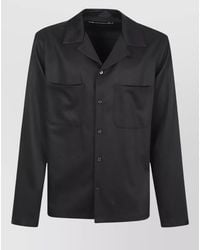 Golden Goose - Virgin Wool Regular-Fit Camp-Collar Shirt - Lyst