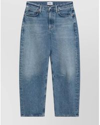 Citizens of Humanity - Cotton Mid-Rise Straight-Leg Jeans - Lyst